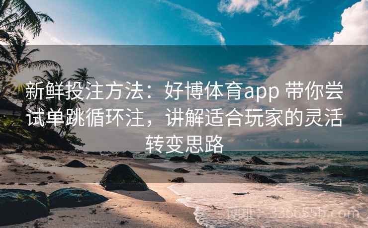 新鲜投注方法：好博体育app 带你尝试单跳循环注，讲解适合玩家的灵活转变思路